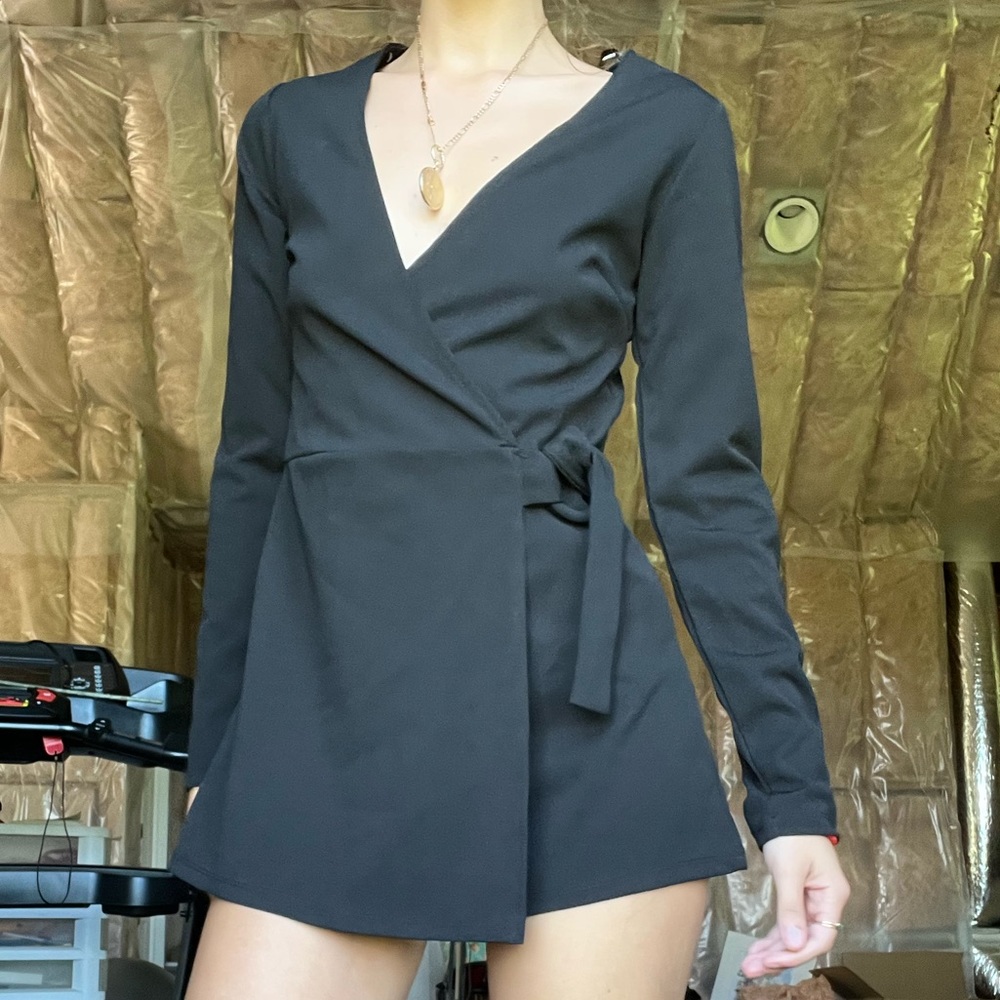Cute Black Romper
